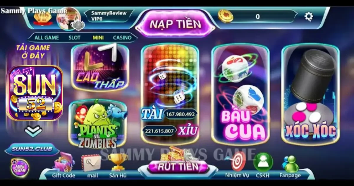 Casino SUN52: Sòng bạc trực tuyến thực tế và siêu hấp dẫn 8 Bước 6: Tham gia và chơi game