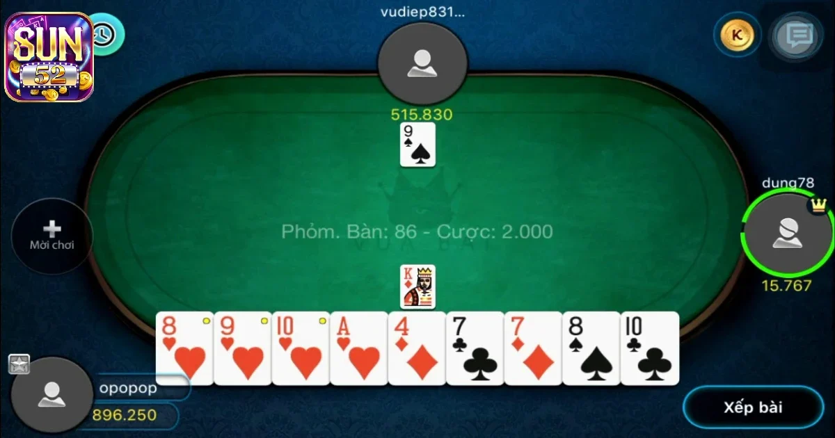 Game bài Phỏm Sun52 cùng cơ hội nhận thưởng siêu hấp dẫn 3 Cách chơi game bài Phỏm Sun52 chi tiết nhất dành cho tân binh