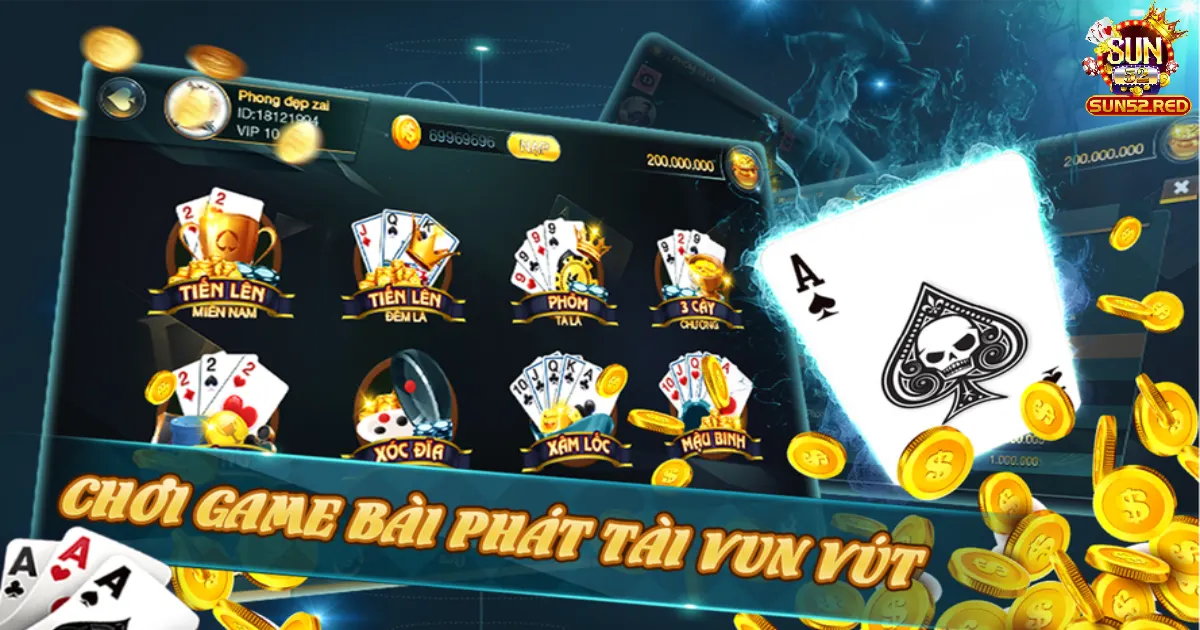 Game Bài Five88 Trên Sun52 – Đổi Thưởng Chuẩn Quốc Tế 2 Sức hút đặc biệt của sảnh game bài Five88